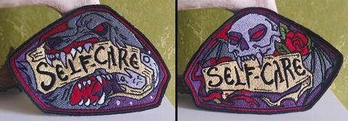 Embroidered Patches Self-Care &quot;Lycan&quot; | &quot;Vampyr&quot;